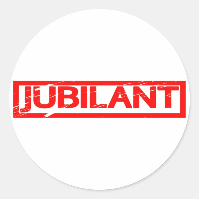 Sticker Rond Timbre jubilaire (Devant)