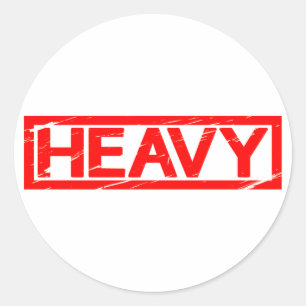 Sticker Rond Timbre lourd