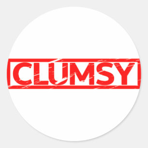 Sticker Rond Timbre maladroit