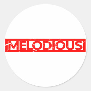 Sticker Rond Timbre mélodieux