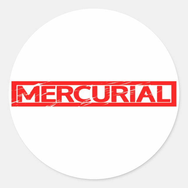 Sticker Rond Timbre Mercurial (Devant)