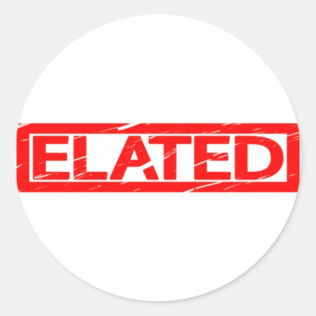 Sticker Rond Timbre monté (Devant)