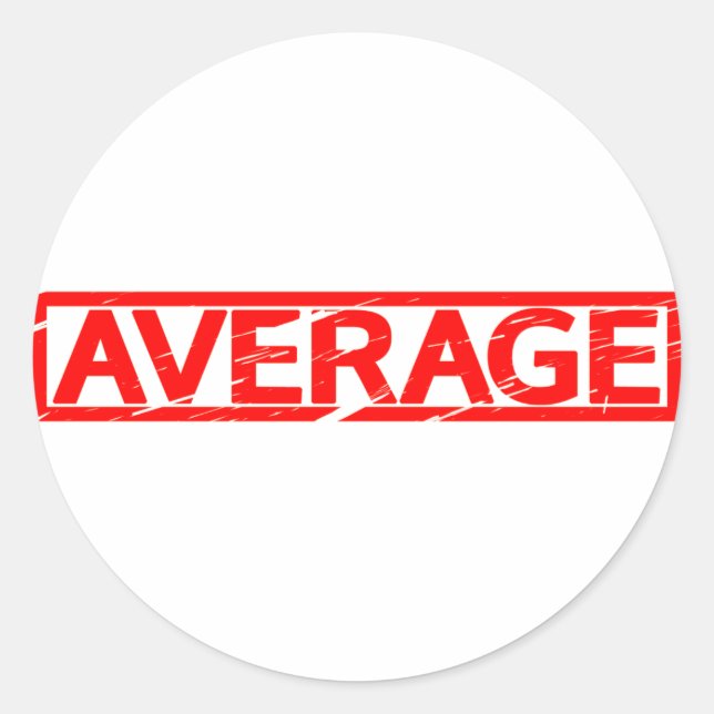 Sticker Rond Timbre moyen (Devant)