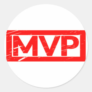 Sticker Rond Timbre MVP