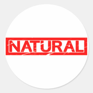 Sticker Rond Timbre naturel