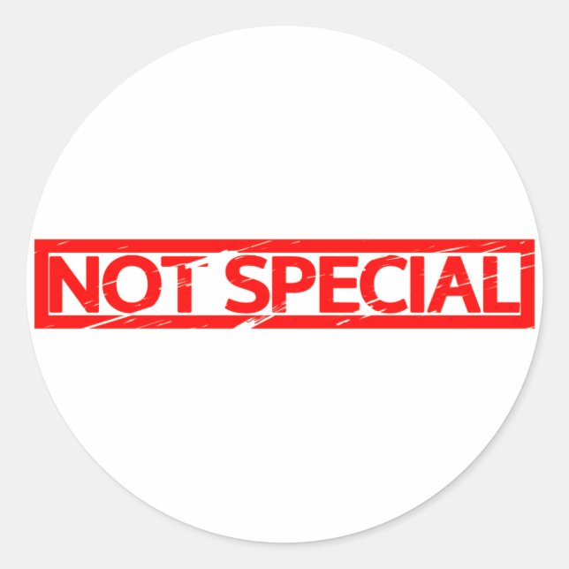 Sticker Rond Timbre non spécial (Devant)