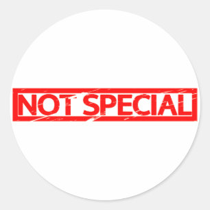 Sticker Rond Timbre non spécial