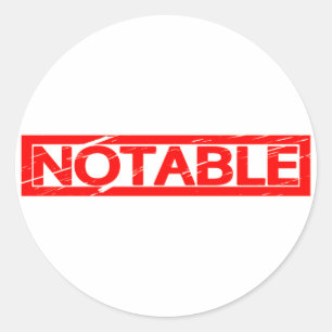 Sticker Rond Timbre Notable