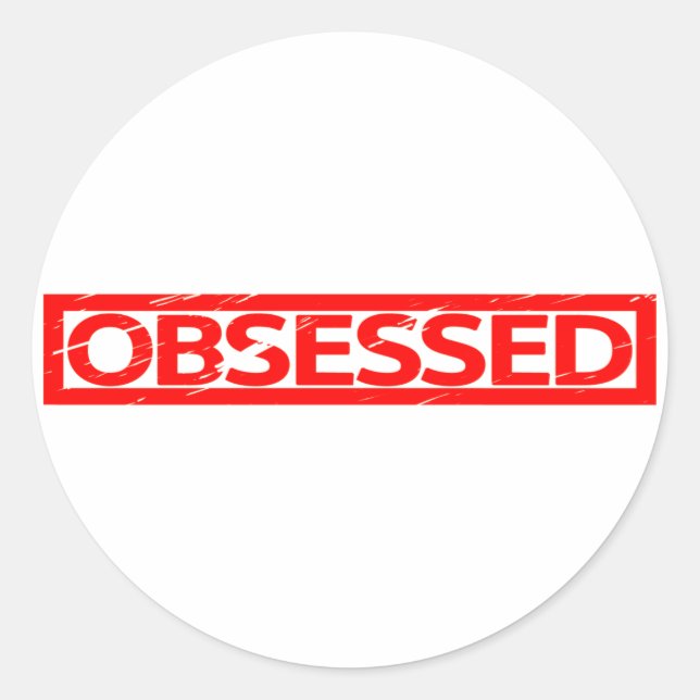 Sticker Rond Timbre observé (Devant)