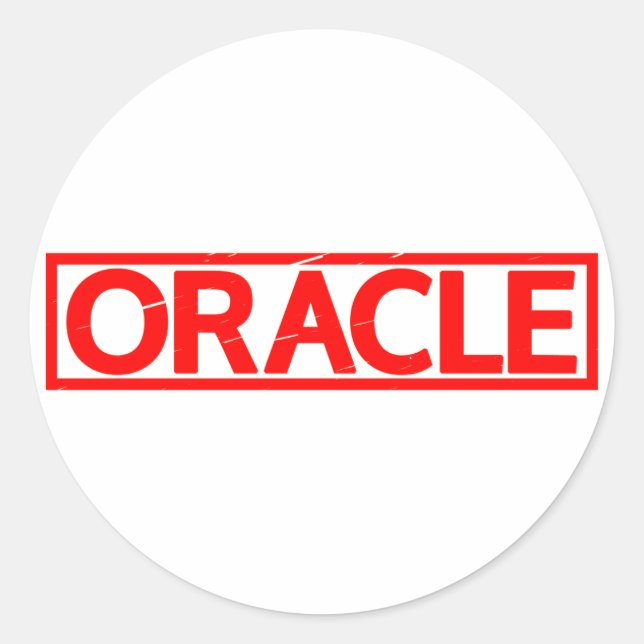 Sticker Rond Timbre Oracle (Devant)