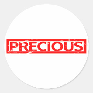 Sticker Rond Timbre précieux