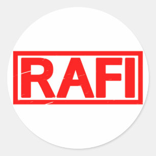 Sticker Rond Timbre Rafi