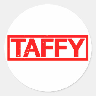 Sticker Rond Timbre Taffy