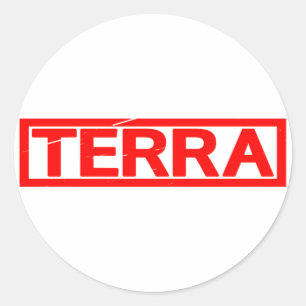 Sticker Rond Timbre Terra
