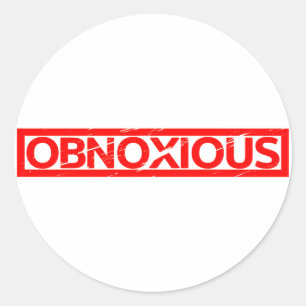 Sticker Rond Timbre toxique