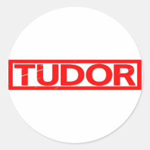 Sticker Rond Timbre Tudor