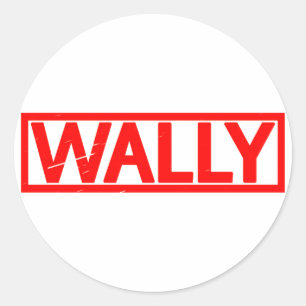 Sticker Rond Timbre Wally