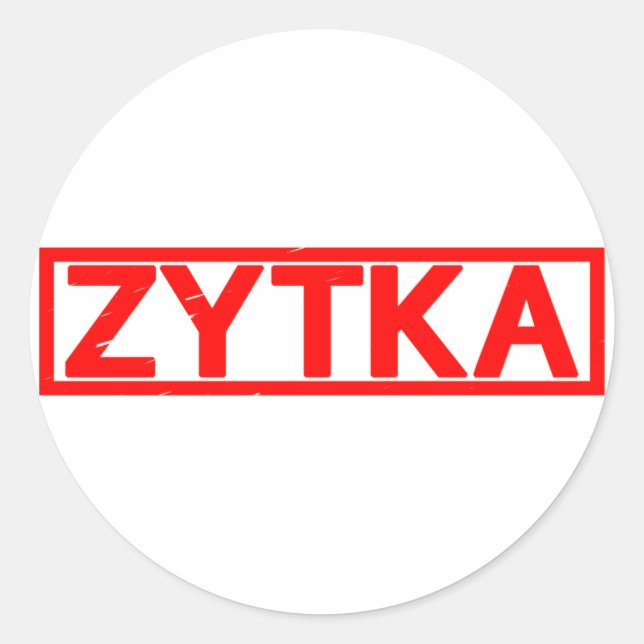 Sticker Rond Timbre Zytka (Devant)
