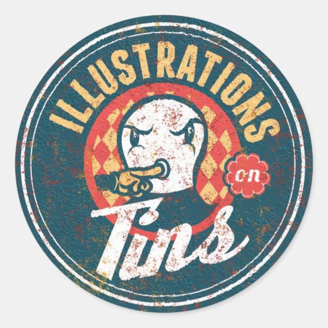 Sticker Rond Tins (Devant)