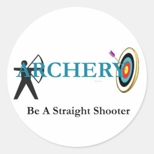 Sticker Rond Tir à l'arc SUPÉRIEUR
