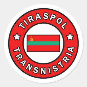 Sticker Rond Tiraspol Transnistrie