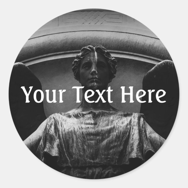 Sticker Rond Tiré en veille (Devant)