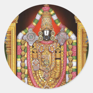 Sticker Rond Tirupati Balaji