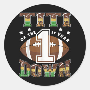 Sticker Rond Titi de la 1ère année de football bas premier anni