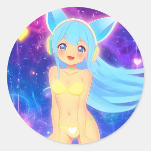Sticker rond Tne Stellargroove Asame #01