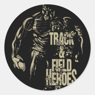 Sticker Rond tnf heroes discus