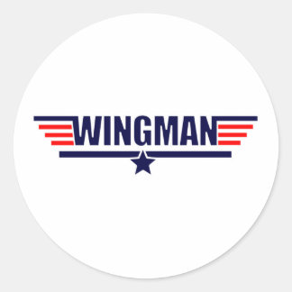 Sticker Rond Tog Gun Wingman