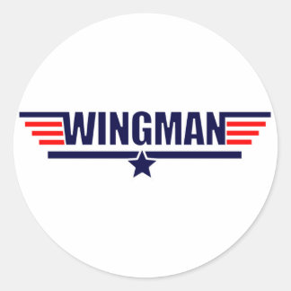 Sticker Rond Tog Gun Wingman