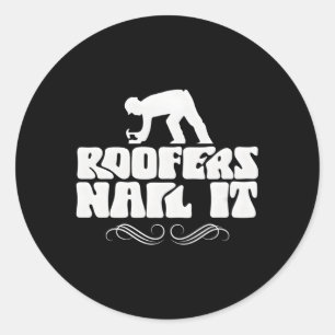 Sticker Rond Toits De Toit Clouer Il Toit Toit Toit Toiture