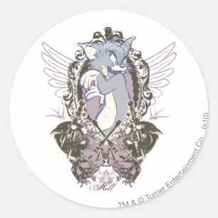 Sticker Rond Tom Cat Outa Hell