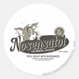 Sticker Rond Tom et Jerry Nosensatol