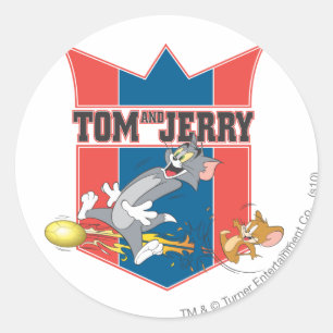 Sticker Rond Tom et Jerry Soccer (Football) 7
