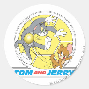 Sticker Rond Tom et Jerry Soccer (Football) 8