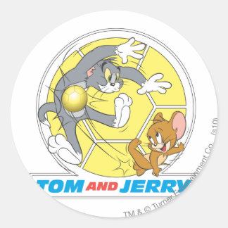 Sticker Rond Tom et Jerry Soccer (Football) 8