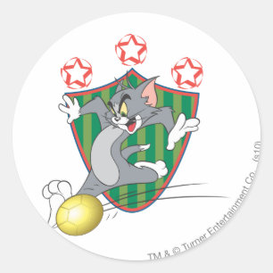 Sticker Rond Tom et Jerry Soccer (Football) 9