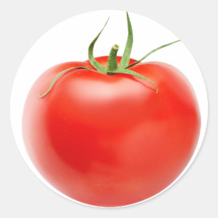 Sticker Rond Tomate fraîche