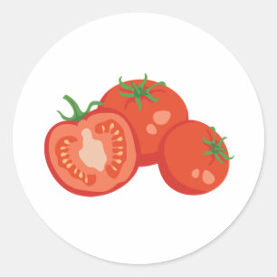 Sticker Rond Tomates