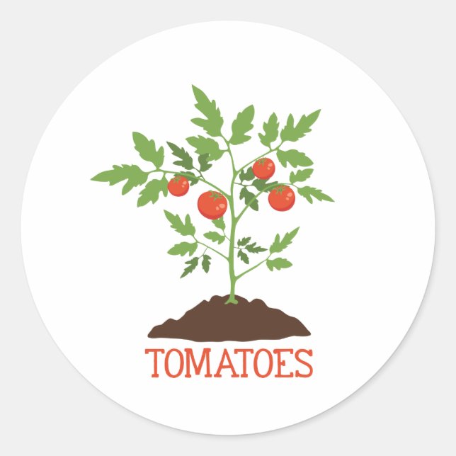 Sticker Rond Tomates (Devant)