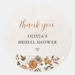 Sticker Rond Tombez amoureuse   Remerciements pour une fête de 