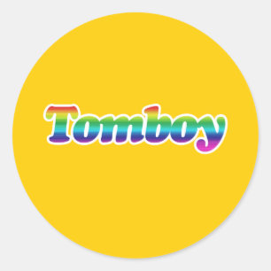 STICKER ROND TOMBOY FIDE