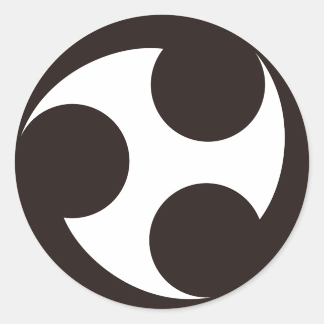 STICKER ROND TOMOE(巴) (Devant)