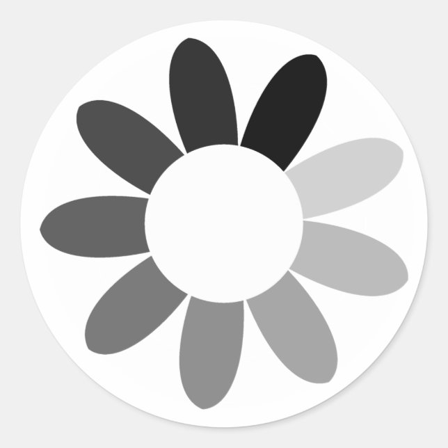 Sticker Rond tonflower(couleur) (Devant)