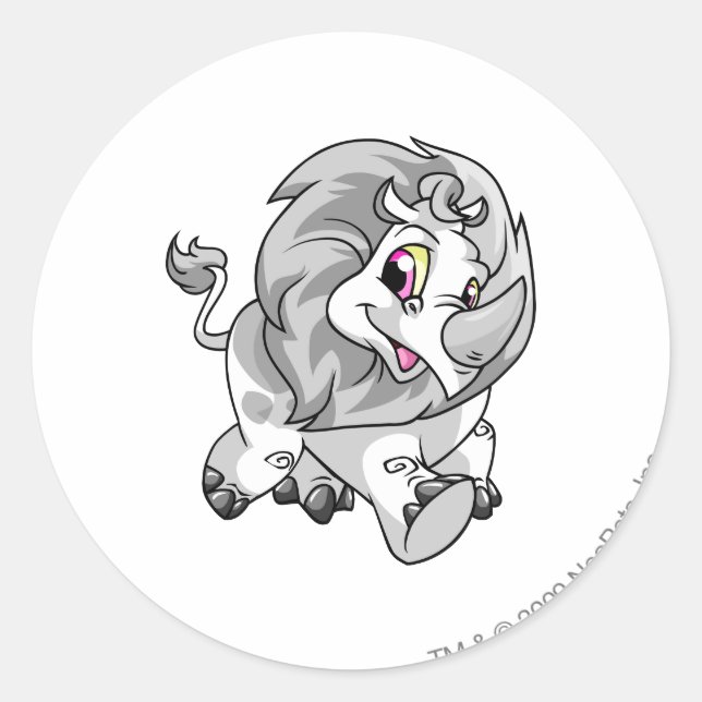 Sticker Rond Tonu blanc (Devant)
