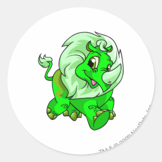 Sticker Rond Tonu brillant