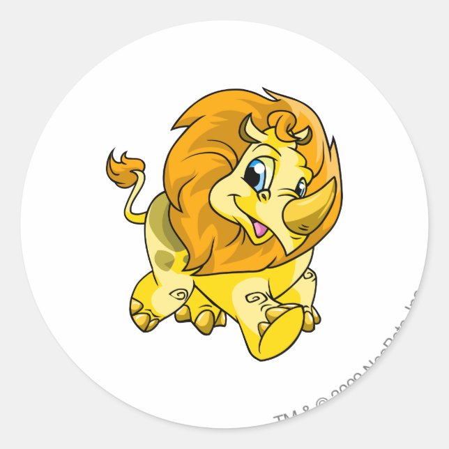Sticker Rond Tonu jaune (Devant)