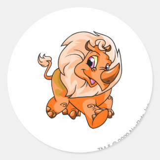 Sticker Rond Tonu Orange
